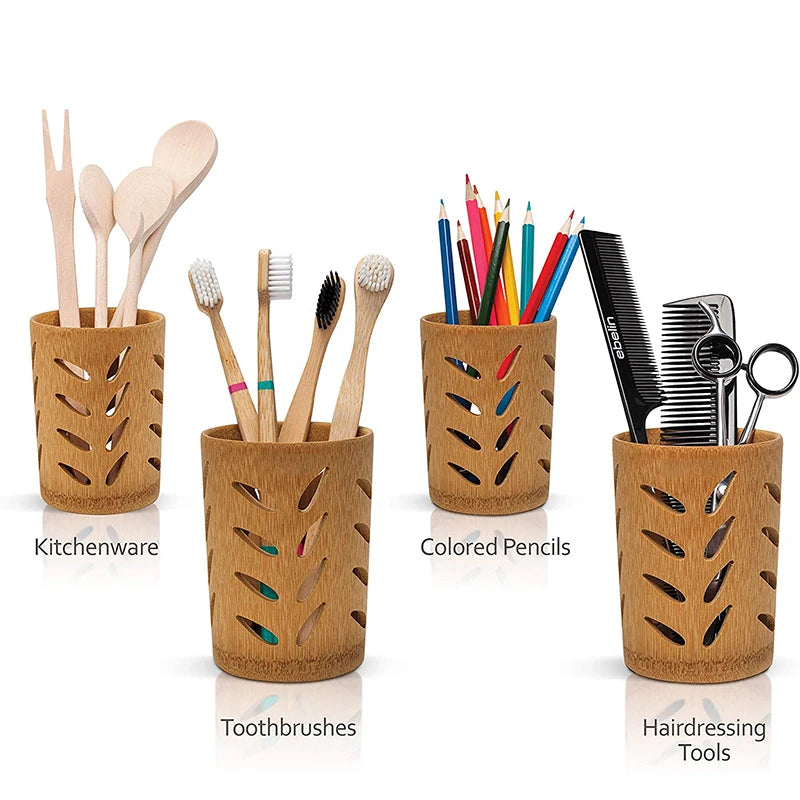 Bamboe tandenborstel houder - bij Leafly Living