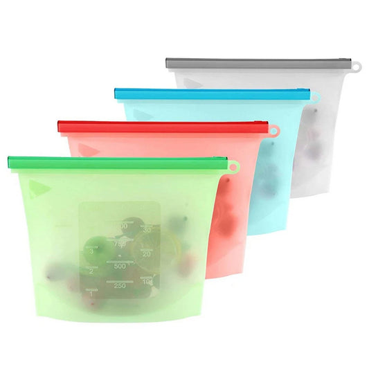 1000ml Herbruikbare siliconen opbergzakjes