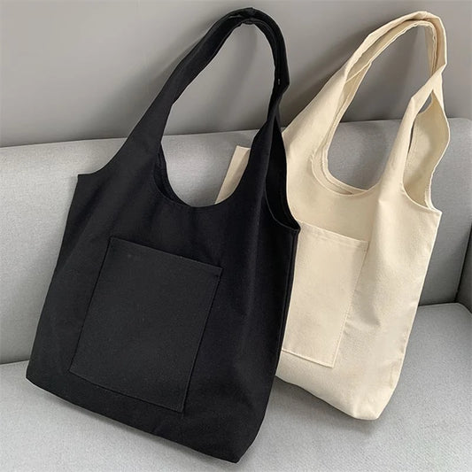 Herbruikbare canvas boodschappentas