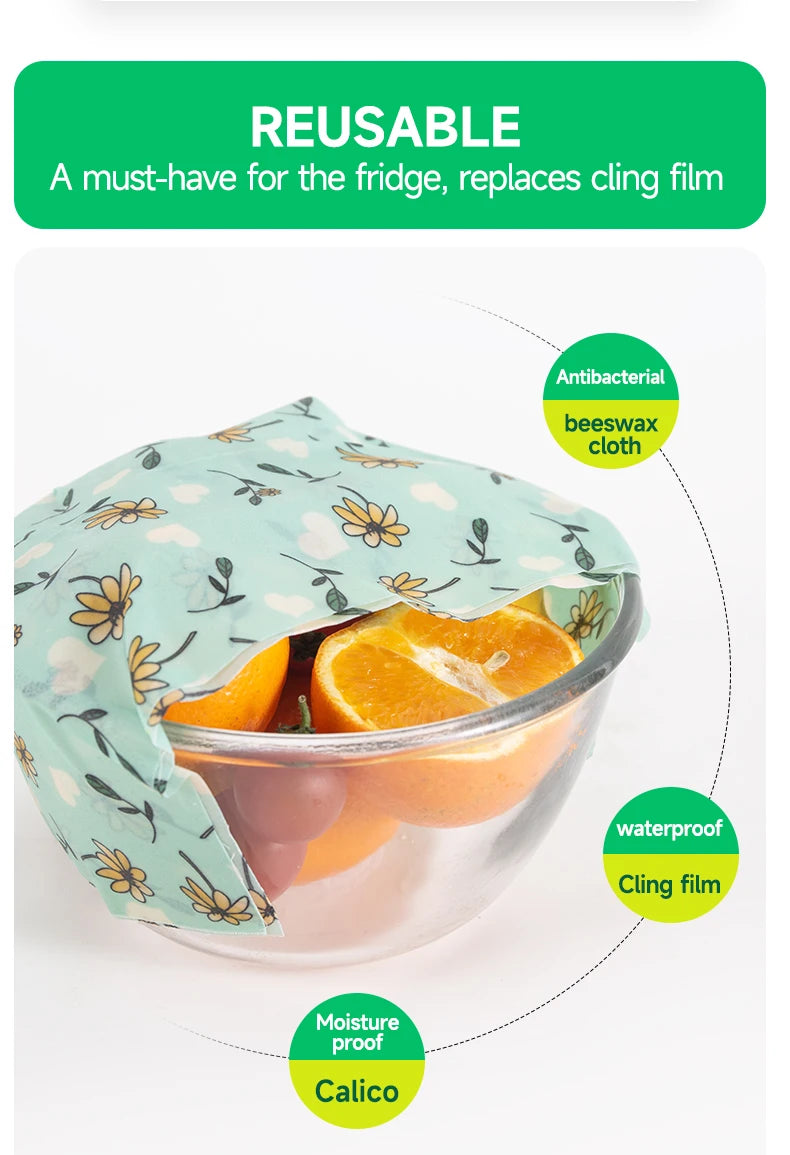Bijenwasdoeken (Set van 3) - Weedi bij Leafly Living